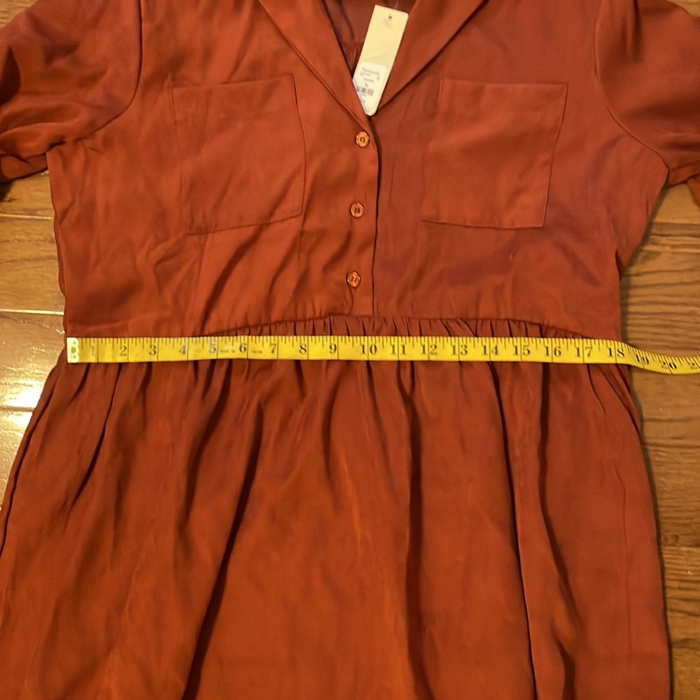 Francesca's Collections Rust Dress - Picture 4 of 8